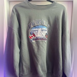 EUC Brandy Melville muted green sweatshirt. Smoke free pet free home